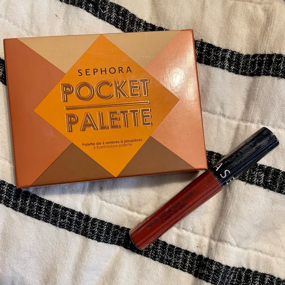 UNOPENED Sephora eyeshadow and cream lip stain